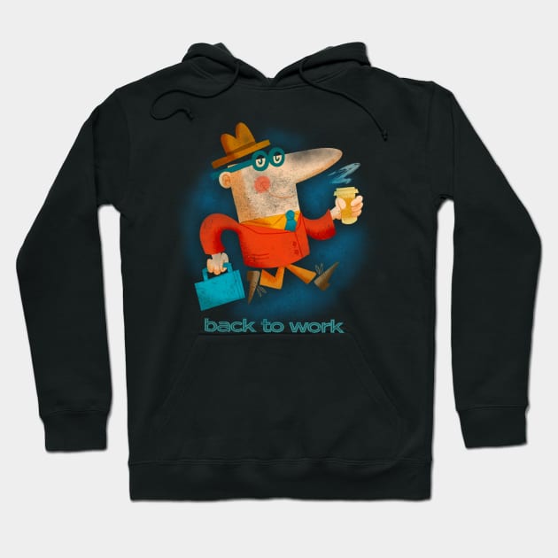 Back to Work Hoodie by edvill